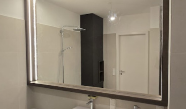 lustro łazienkowe z podświetleniem led