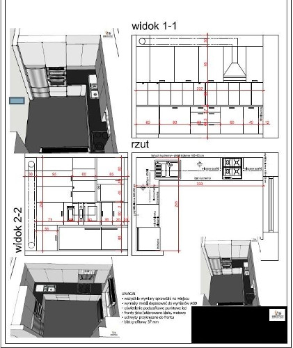 projekt kuchni na wymiar